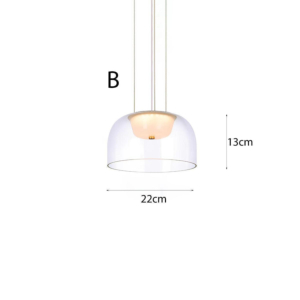 Đèn treo bàn màu trắng DT-RH002/B