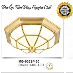 Đèn mâm ốp trần đồng ban công MD-002S/450