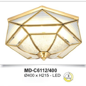 Đèn mâm ốp trần đồng nguyên chất MD-C66112/400