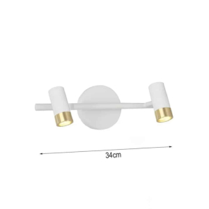 Đèn chiếu tranh 2 bóng màu trắng ST-3215-2WH