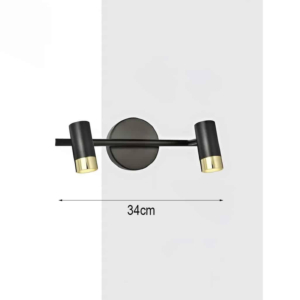 Đèn chiếu tranh 2 bóng màu đen ST-3215A-2