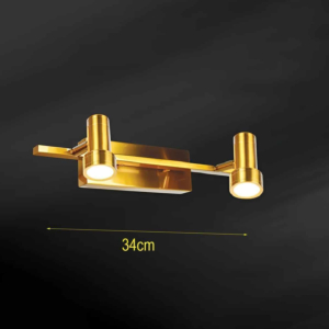 Đèn phòng tắm 2 bóng màu vàng ST-3268-2