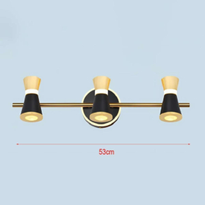 Đèn soi tranh 3 bóng màu đen điều chỉnh góc chiếu ST-3347-3BK