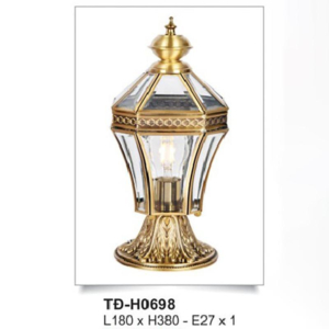 Đèn trụ cột đồng nguyên chất TD-H0698