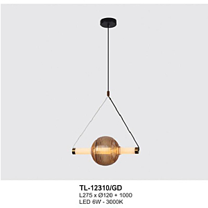 Đèn thả trần đơn hiện đại TL-12310/GD