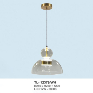 Đèn thả led đơn hiện đại TL-12379/WH