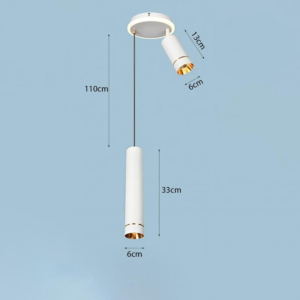 Đèn treo phòng ngủ 2 bóng TL-6345/2WH