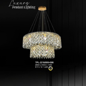 Đèn thả pha lê TPL-2216/800+500