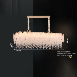 Đèn thả trần pha lê K9 cao cấp TPL-6388/L950