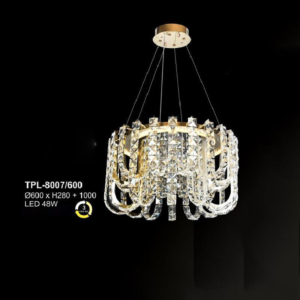 Đèn thả pha lê TPL-8007/600