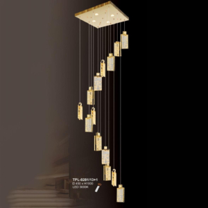 Đèn ốp thả trần pha lê TPL-8281/13+1