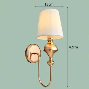 Đèn tường thân vàng chóa trắng VB-1807/1