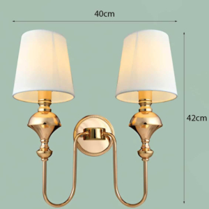 Đèn tường thân vàng chóa trắng VB-1807/2