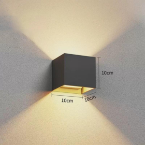 Đèn led vuông màu đen điều chỉnh góc chiếu VL-817/BK