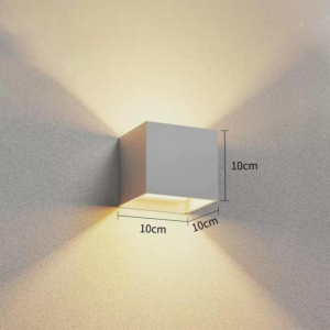 Đèn led vuông màu trắng điều chỉnh góc chiếu VL-817/WH