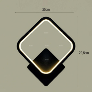 Đèn tường vuông màu đen VL-A37/BK