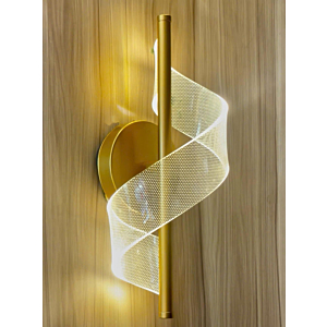 Đèn tường mica xoắn lắp đầu giường VL-A8020/GD