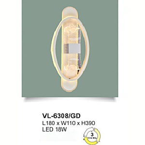 Đèn vách led trong nhà VL-6308/GD