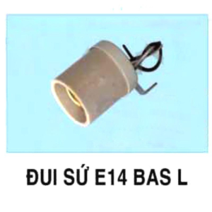 Đui sứ E14 Bas L
