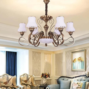 Đèn chùm cổ điển màu nâu CC9119/6