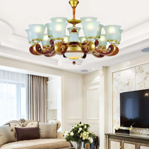 Đèn chùm cổ điển Châu Âu 15 tay CN369/15