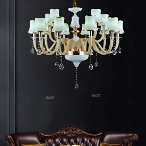 Đèn chùm 15 tay chóa trắng CN5159/15