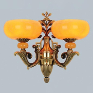 Đèn đồng 2 tay bát vàng VD1274/2