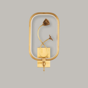 Đèn tường đồng led hoa sen VD6202