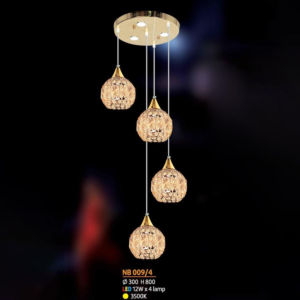 Đèn thả pha lê NB009/4