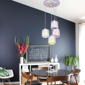 Đèn thả chao thủy tinh NB113/4