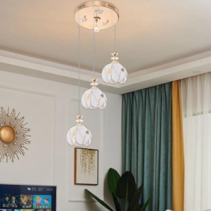 Đèn thả chao thủy tinh NB1262/3