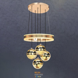 Đèn thả mica hiện đại NB204