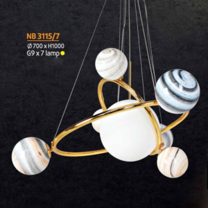 Đèn thả chao thủy tinh hiện đại NB3115/7