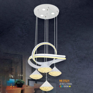 Đèn thả mica hiện đại NB315/4