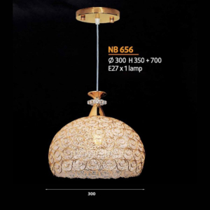 Đèn thả chao thủy tinh hiện đại NB656