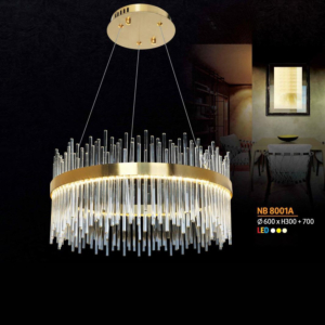 Đèn thả pha lê k9 hiện đại NB8001A