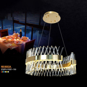 Đèn thả pha lê k9 hiện đại NB8002A