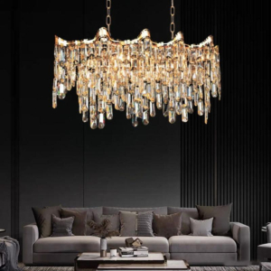 Đèn pha lê K9 thân hợp kim NC2160C