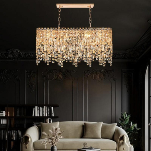 Đèn pha lê K9 thân hợp kim NC2167C