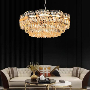 Đèn thả pha lê K9 thân hợp kim NC81993B