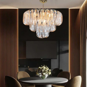 Đèn thả pha lê K9 thân hợp kim NC8802A