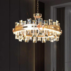 Đèn thả pha lê K9 thân hợp kim NC8929A