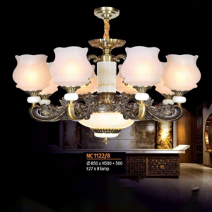 Đèn Chùm Chao Thủy Tinh NC1122/8