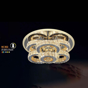 Đèn mâm pha-lê k9 NC302