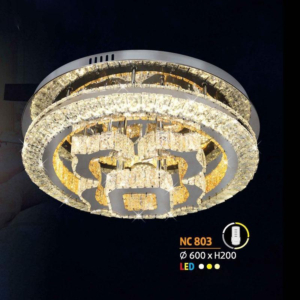 Đèn mâm pha-lê k9 NC803