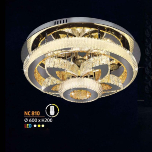 Đèn mâm pha-lê k9 NC810