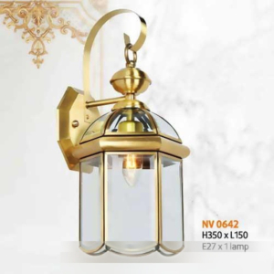 Đèn vách đồng chao kính NV0642