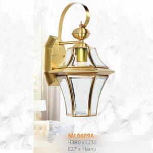 Đèn vách đồng chao kính NV0689A