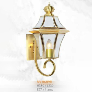 Đèn vách đồng chao kính NV0689B