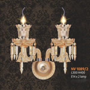 Đèn vách hợp kim nến NV1089/2